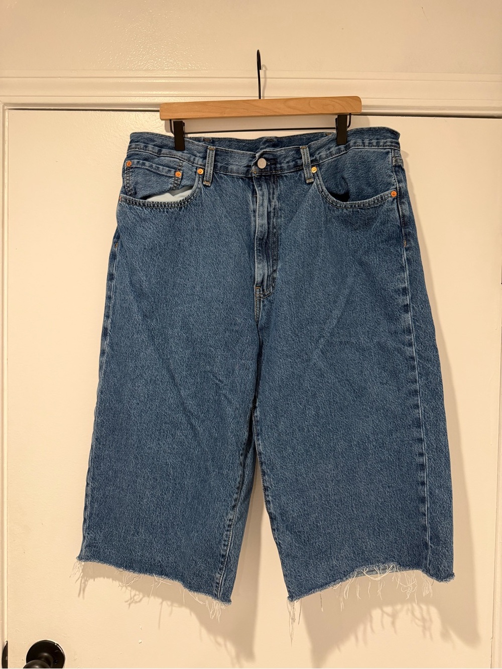 Levi’s Denim Cut Jeans Shorts